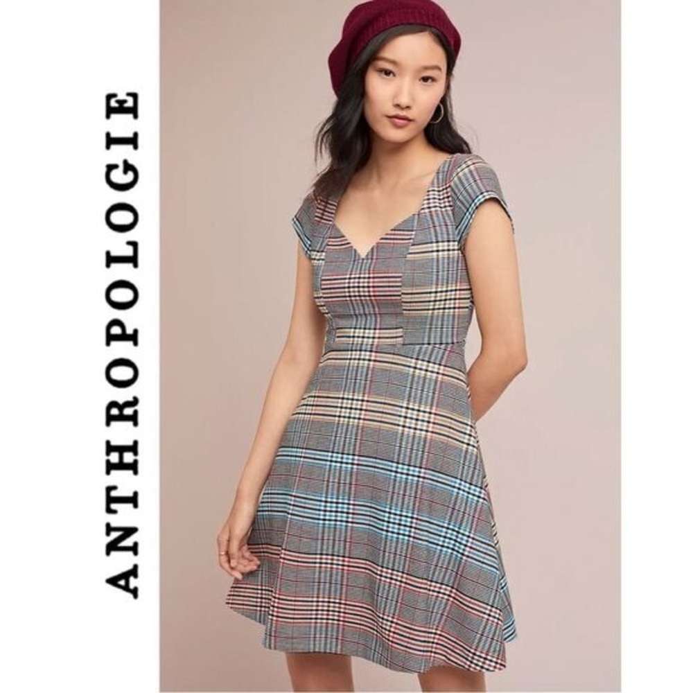 Moulinette Soeurs Plaid Dress by Anthropologie
